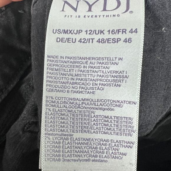 NYDJ Women 12 Office Marilyn Straight Leg Lift Tuck Slimming Tummy Control Jeans - Picture 7 of 12